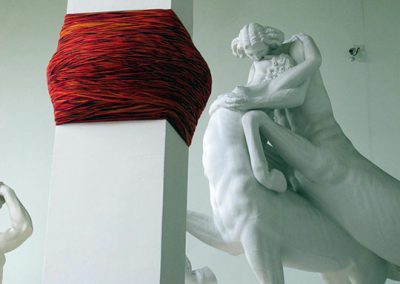 Bozzolo, 2015. Lana, dimensioni variabili, installazione site specific Museo H. C. Andersen, Roma.
